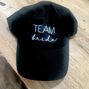 Team bride baseball cap